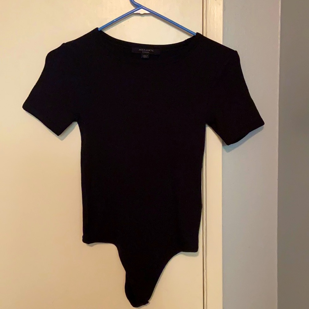 All saints black bodysuit